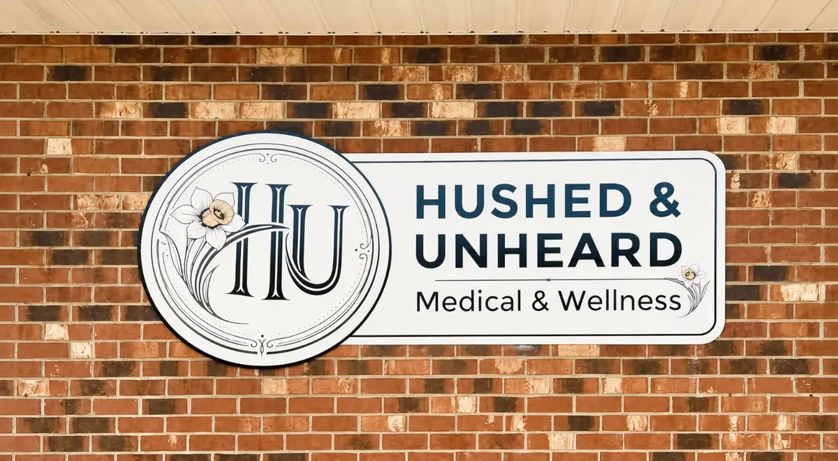 Hushed and Unheard Medical & Wellness exterior sign in Asheboro, NC